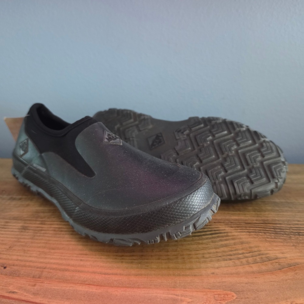 Muck Boot Company Mens Forager Slip On Shoe Black Waterproof FLR-000 Size 8